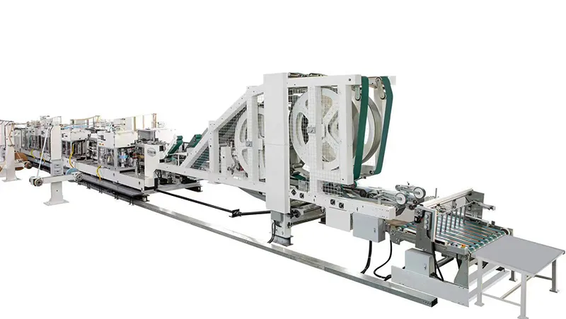 Máquina fondera para sacos de papel valvulados 