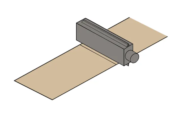Unidad de corte al ras y separación