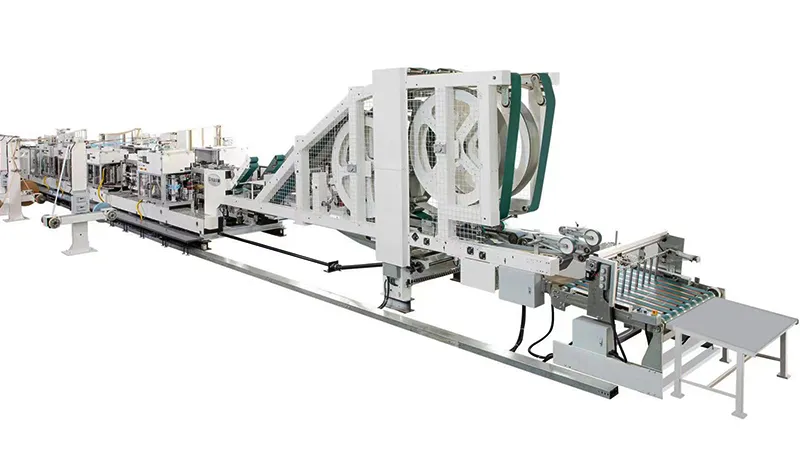 Máquina fondera para sacos de papel valvulados 