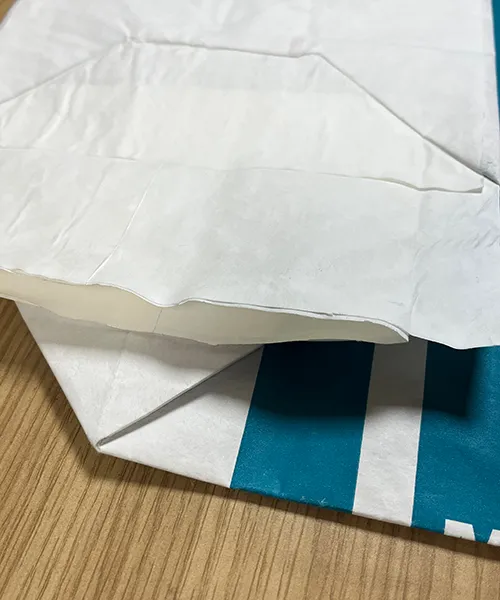 Muestras de sacos valvulados