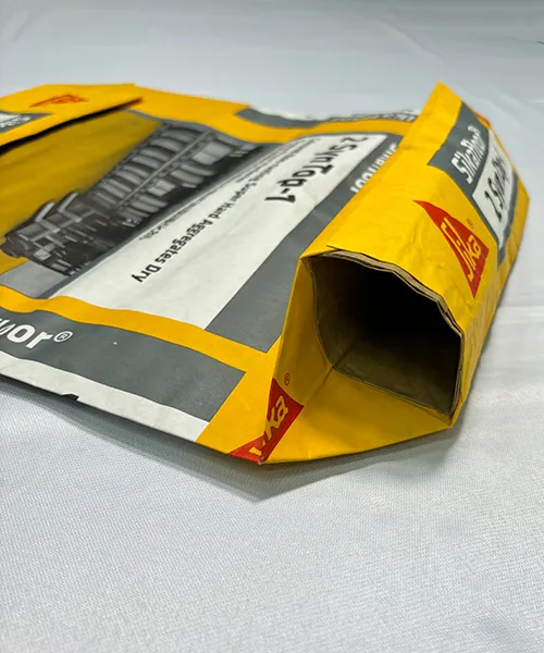 Saco valvulado de cierre automático