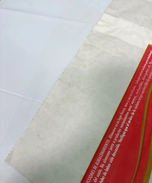 Saco de papel de boca abierta 